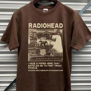 Vintage Radiohead Shirt, Radiohead Vintage Retro Concert T-shirt